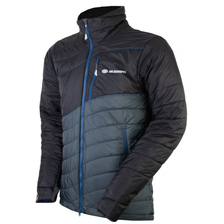 Doudoune en laine HERON JACKET black-grey Sirjoseph