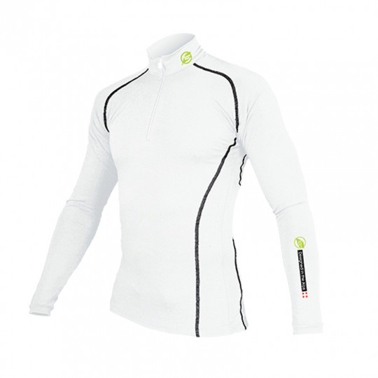 Tee-shirt fibre de bois 240 POINTE BLANCHE blanc-noir Natural Peak