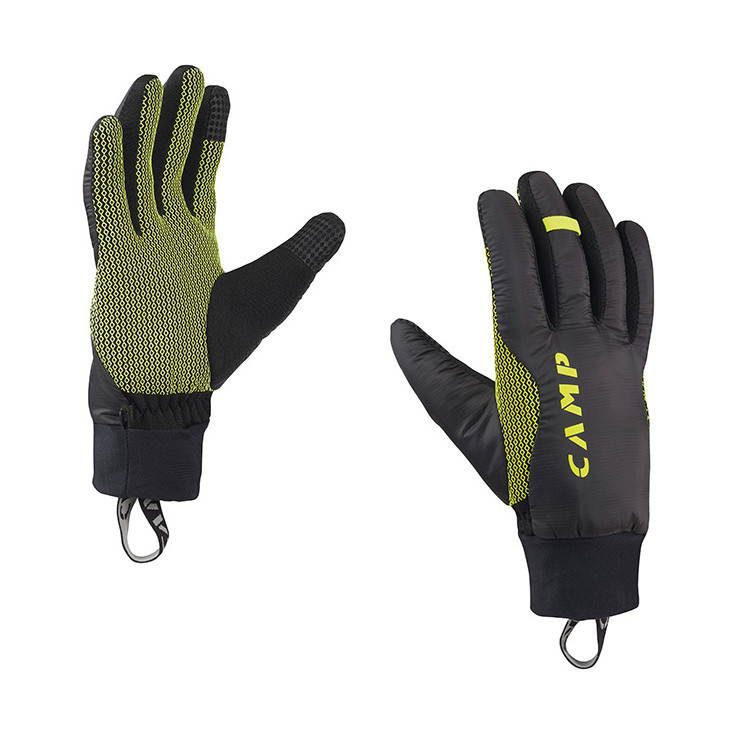 Gants Primaloft G-AIR noir-lime CAMP 2022