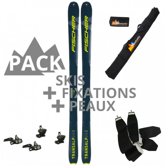 Pack ski de rando léger TRANSALP 86 CTX CARBONE Fischer 2022