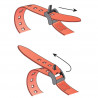 Attache skis STRAP 500mm rouge Arva Equipment