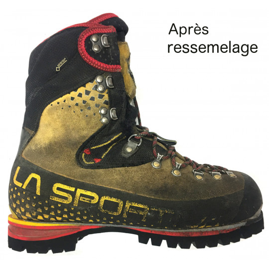 Ressemelage semelles Vibram ou bloc semelles de chaussures de Montagne sans enrobage (la paire) par notre service cordonnerie
