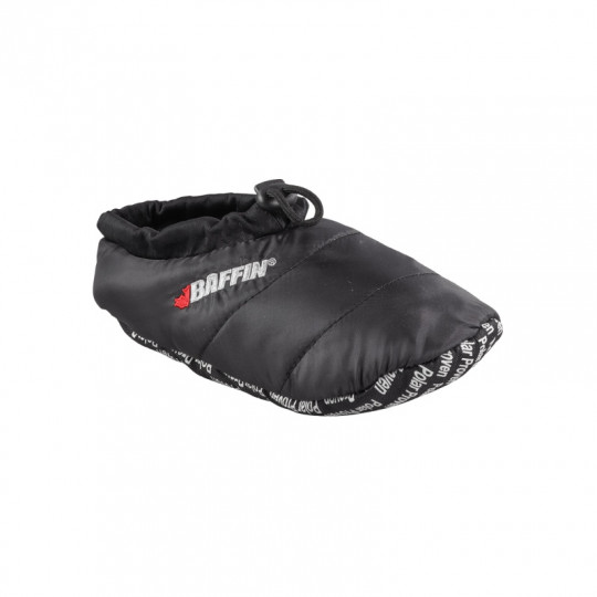 Pantoufles duvet chaudes homme CUSH noir Baffin