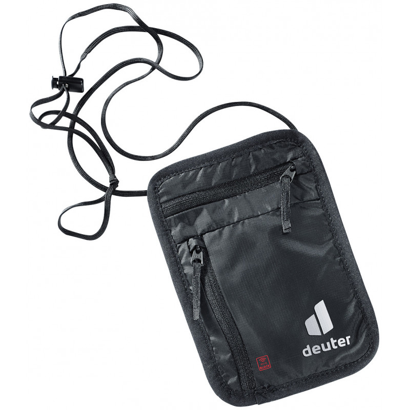 Pochette de voyages SECURITY WALLET I RFID BLOCK noire Deuter Montania Sport
