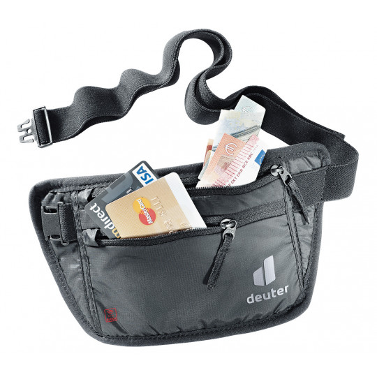 Pochette de voyages SECURITY MONEY BELT I RFID BLOCK noire Deuter 