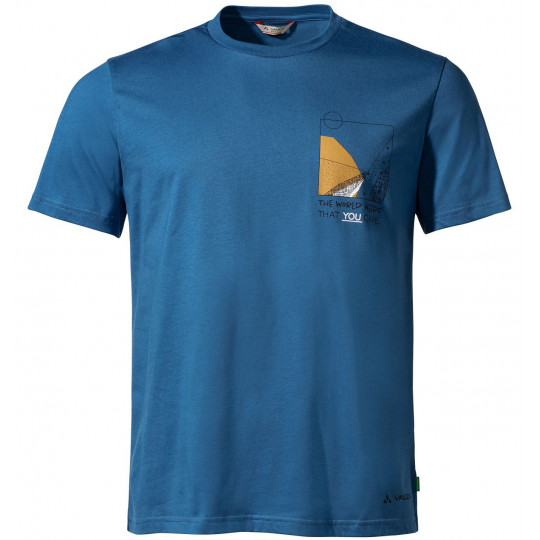 Tee-shirt coton biologique homme PROCLAIM ultramarine Vaude