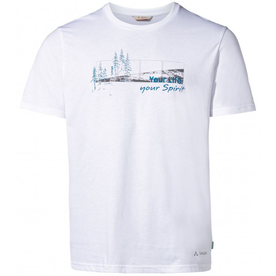 Tee-shirt coton biologique homme SPIRIT white Vaude