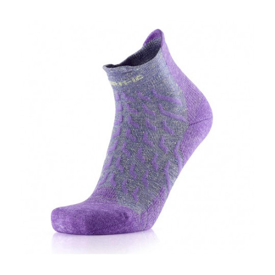 Chaussettes basses femme TREKKING ultra-cool LINEN ANKLE violet THERM-IC
