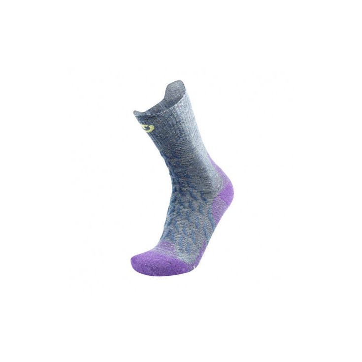 Chaussettes hautes femme TREKKING ultra-cool LINEN CREW violet THERM-IC -  Montania Sport