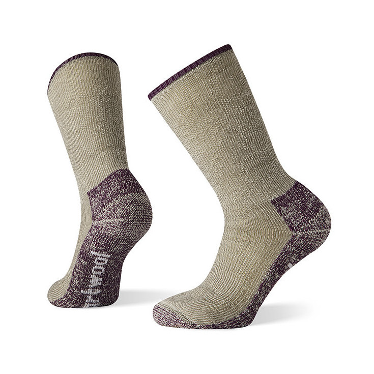 Chaussettes en laine Merino femme W MOUNTAINEERING EXTRA HEAVY CREW taupe Smartwool