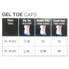 Capuchon Orteil en Gel X2 GEL TOE CAP Sidas