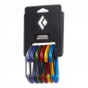 Lot de 6 mousquetons LITEWIRE Rackpack Black Diamond