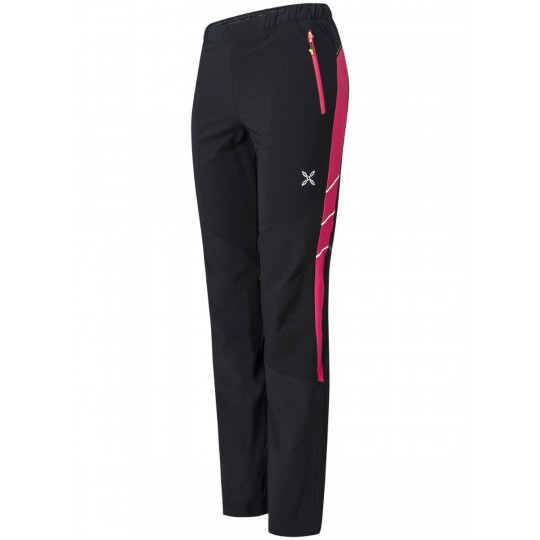 Pantalon montagne femme MOUNTAIN FAST PANTS WOMAN 9004 noir-rose Montura