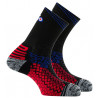 Lot de 3 paires de chaussettes mid PRO TRAIL tricolore Thyo