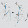 Assureur escalade Click-Up Kit bleu Climbing Technology