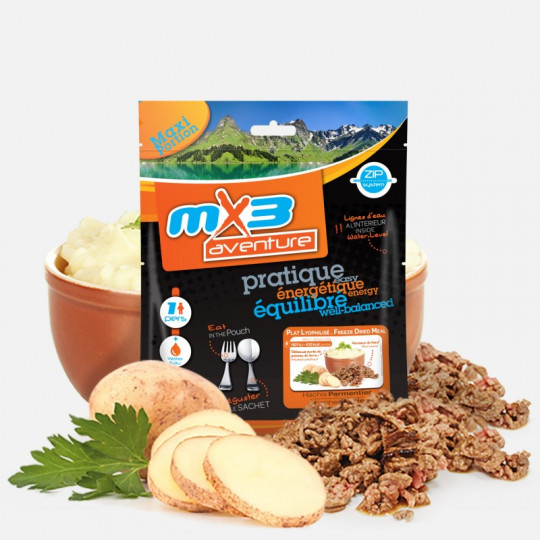 Plat Lyophilisé Hachis Parmentier 435 Kcal MX3