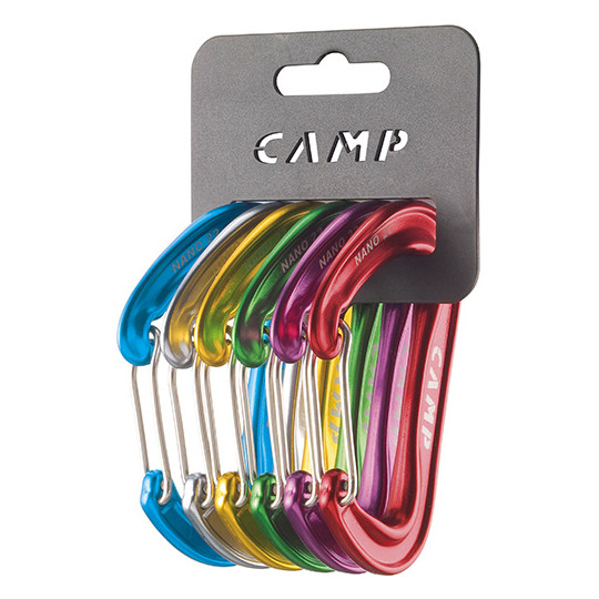 Lot de 6 mousquetons NANO 22g CAMP 2022