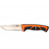 Couteau de survie fixe STOKE FIELD KNIFE noir-orange SOL