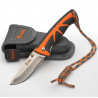 Couteau de survie pliant STOKE FOLDING KNIFE noir-orange SOL