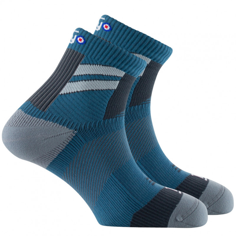 Chaussettes étanche basse WATERPROOF CONCEPT bleu Thyo - Montania Sport