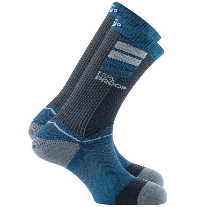 Chaussettes étanche haute WATERPROOF CONCEPT bleu Thyo - Montania Sport