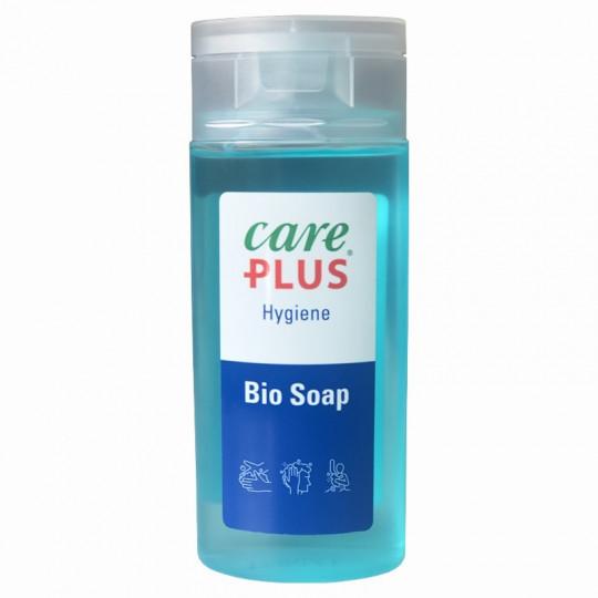 Savon biodégradable et naturel BIO SOAP 100ml bleu Care Plus