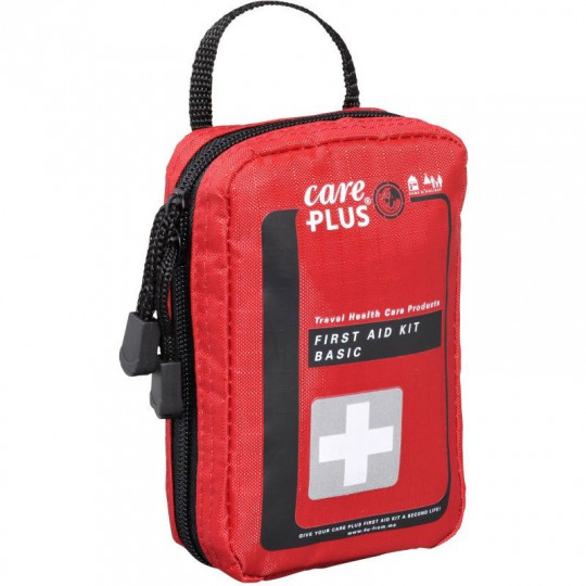 Trousse de secours FIRST AID KIT BASIC 16 x 10cm rouge Care Plus