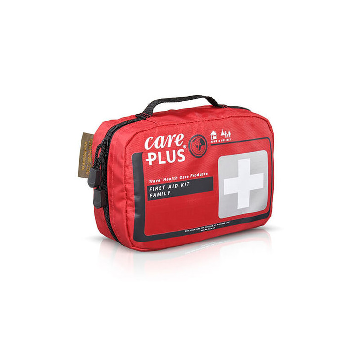 Trousse de secours FIRST AID KIT FAMILY 23 x 15cm rouge Care Plus