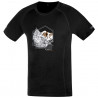Tee-shirt laine Mérino FURRY 2.0 MONT-BLANC noir DirectAlpine