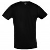 Tee-shirt laine Mérino FURRY 2.0 MONT-BLANC noir DirectAlpine