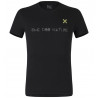 Tee-shirt homme coton bio NATURE SPOT T-SHIRT 9047 noir-lime green Montura 2022