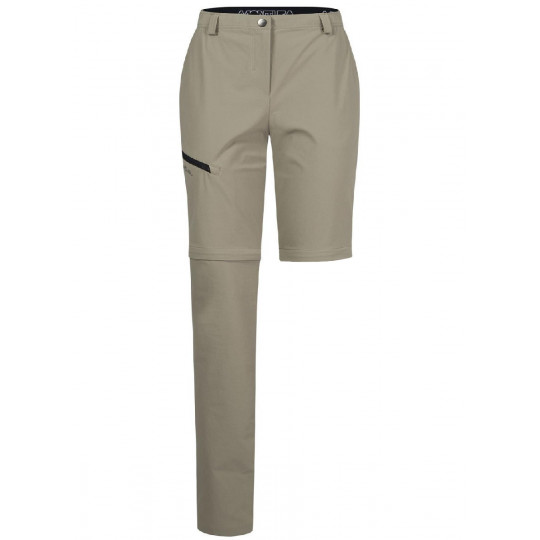 Pantalon de randonnée femme PULSAR ZIP OFF PANTS WOMAN ecru Montura