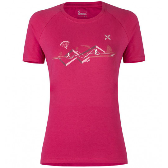 Tee-shirt femme SPORTY 2 T-SHIRT WOMAN 0400 rose Montura 2022
