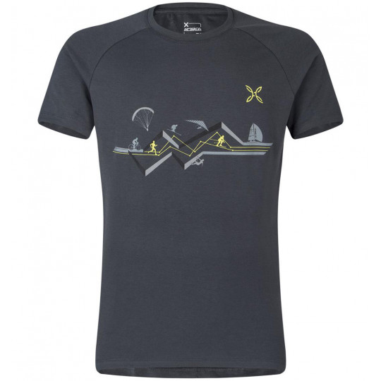Tee-shirt homme SPORTY 2 T-SHIRT gunmetal-grey Montura
