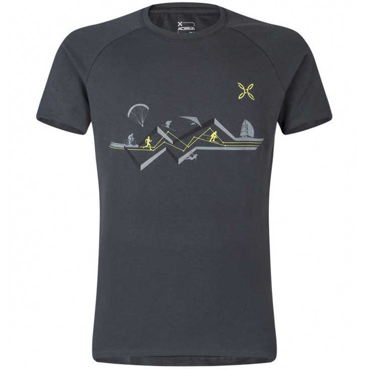 Tee-shirt homme SPORTY 2 T-SHIRT gunmetal-grey Montura