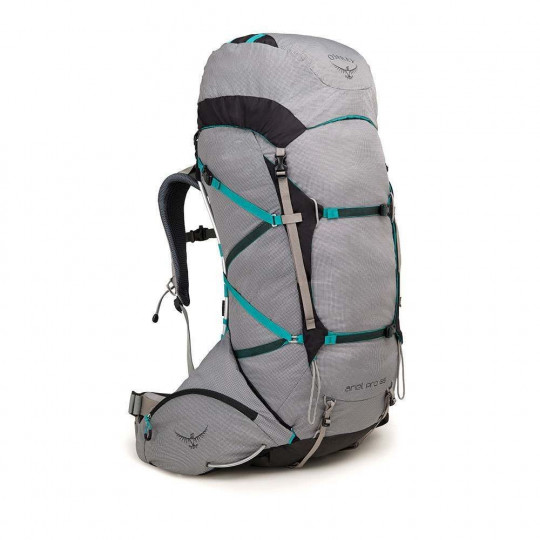 Sac à dos trekking ARIEL PRO 65 Voyager-Grey OSPREY Packs 2022 + RAINCOVER OFFERT
