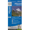 Carte TOP 25 IGN 3433 OT ALLEVARD - BELLEDONNE NORD