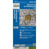 Carte randonnée TOP 25 IGN 3333 OT MASSIF CHARTREUSE NORD 2022