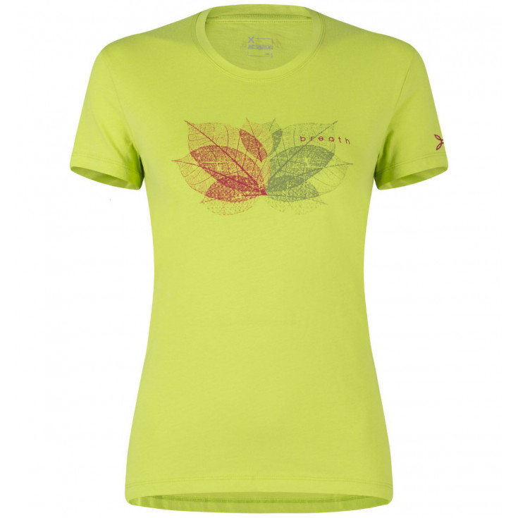 Tee-shirt femme coton bio BREATH TEE-SHIRT WOMAN 4704 lime Montura 2022