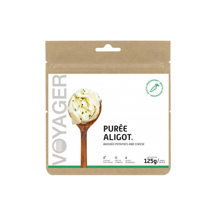Repas Lyophilisé Purée Aligot 125g - 565 Kcal - Voyager Nutrition
