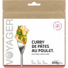 Repas Lyophilisé Curry de Pâtes au Poulet 200g - 1025 Kcal - Voyager Nutrition