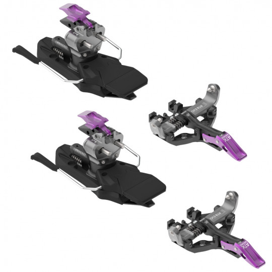 Fixation ski de rando femme avec freins-skis automatiques RT 8 EVO purple ATK Bindings
