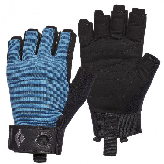 Gants via-ferrata et assurage CRAG HALF FINGER astral-blue Black Diamond