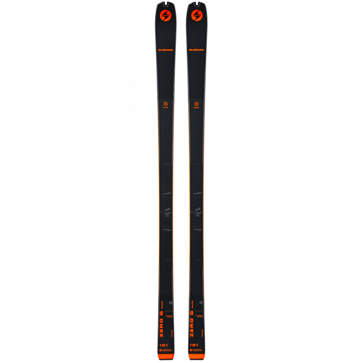 Ski de rando compétition ZERO G RACE noir-orange Blizzard 2025