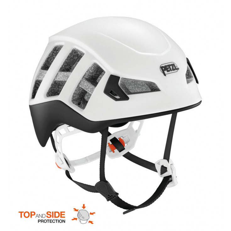 Casque escalade et alpinisme METEOR blanc-noir Petzl 2023