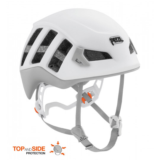 Casque escalade et alpinisme femme METEORA blanc-gris Petzl 