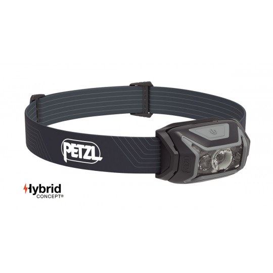 Lampe frontale à piles ACTIK noir 450 lumens Petzl 2023