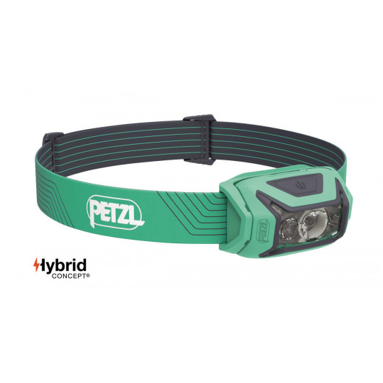 Lampe frontale à piles ACTIK verte 450 lumens Petzl 2023