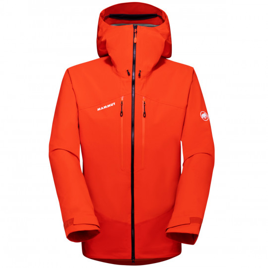 Veste imperméable homme TAISS PRO HS Hooded 3L Jacket orange Mammut