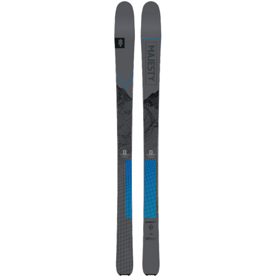 Ski de rando SUPERWOLF 91 CARBON gris-bleu MAJESTY 2023